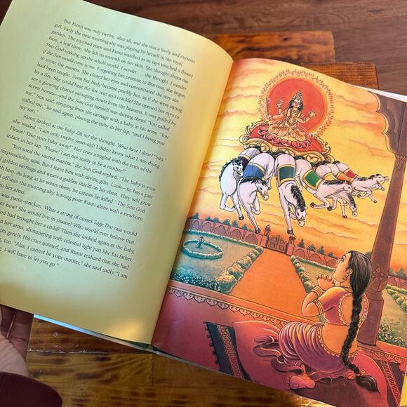 Karna The Greatest Archer In The World Indian Stories For Children Hardcover - Picture 5 of 11
